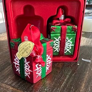 Waterford Festive Red and Green Ornaments